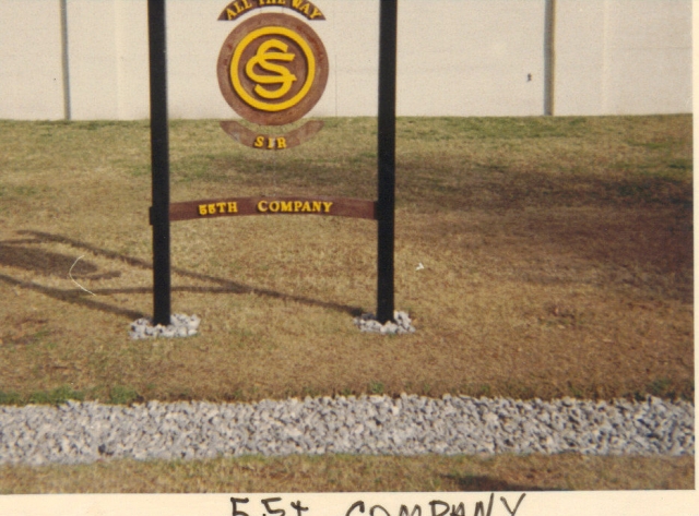 55th OSC Company Sign