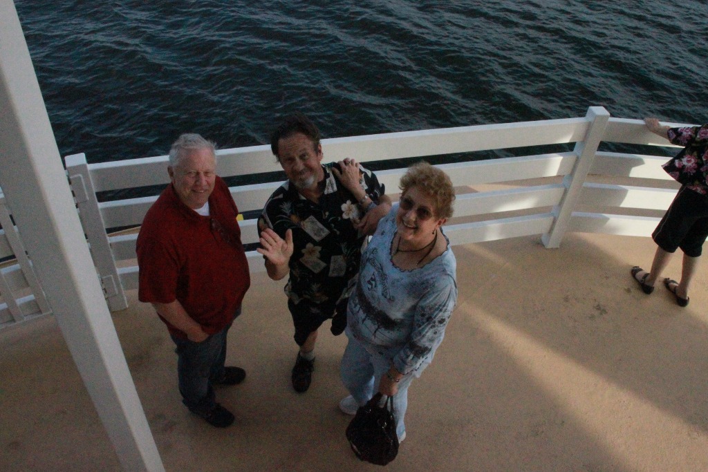 Bert Robbins, Ray & Joann Fauth on Showboat Tour